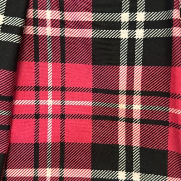 Body Rage Pink Plaid Skirt size Medium/Large - Picture 5 of 5